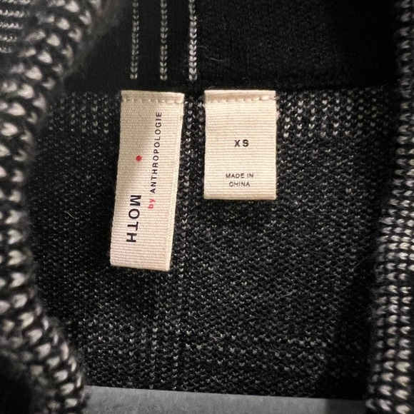 Moth by Anthropologie Windowpane Knit Jacket - Picture 3 of 6